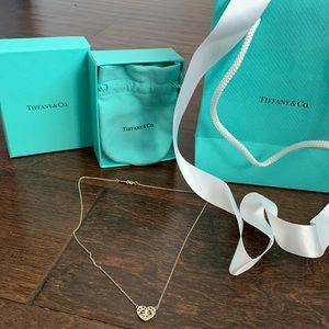 Tiffany & Co Filagree Heart Necklace